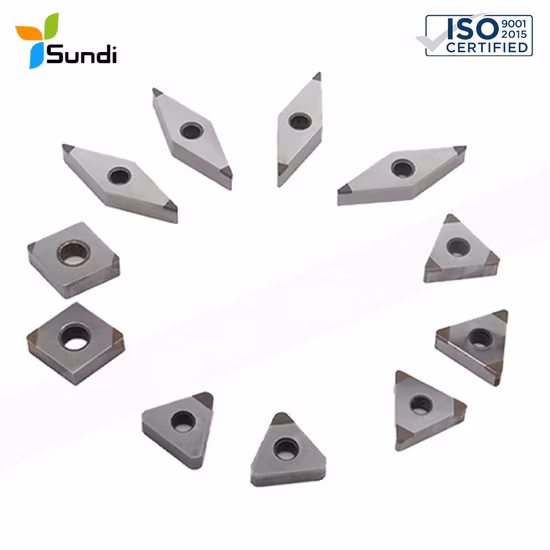 Tornitura esterna standard Ccgw 120402 Utensili da taglio CNC PCBN CBN Inserto CBN solido
