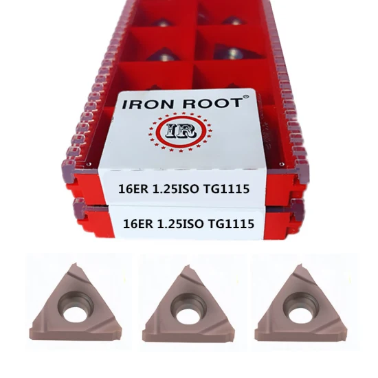 Utensile per tornitura da taglio CNC 16er/IR 1.0/1.25/1.5/1.75/2.0/2.5/3.0/ISO Inserto per filettatura in carburo blu nano