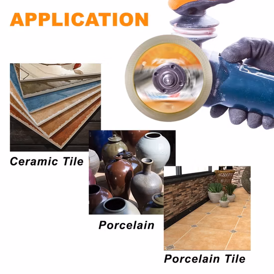 Disco da taglio diamantato a caldo per materiali ultra duri con segmento turbo da 14 